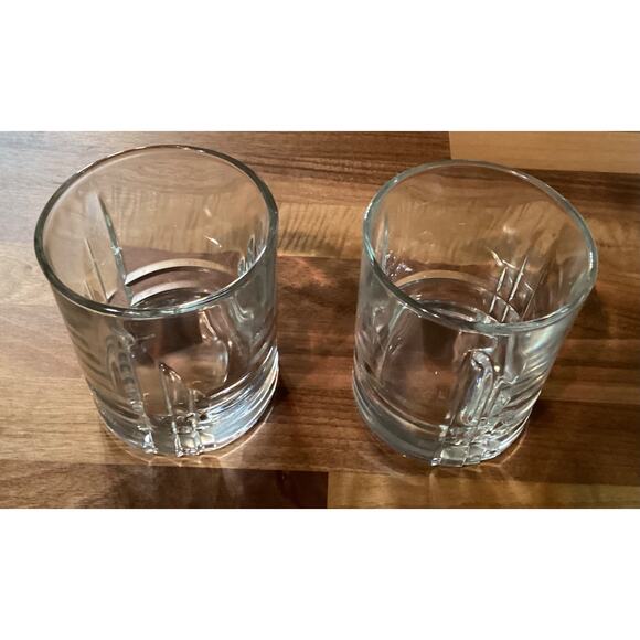 Set of 2 Buchanans Scotland Scotch Whiskey Cocktail Heavy Rock Glass Tumblers - Picture 8 of 9